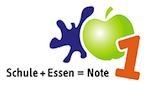 Logo Projekt Schule + Essen = Note 1 