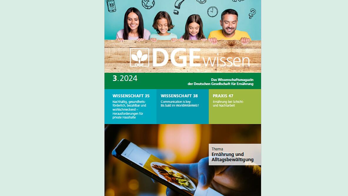 Cover der DGEwissen Ausgabe 3/2024