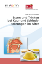 Abbildung der Broschüre Kau- und Schluckstörungen im Alter