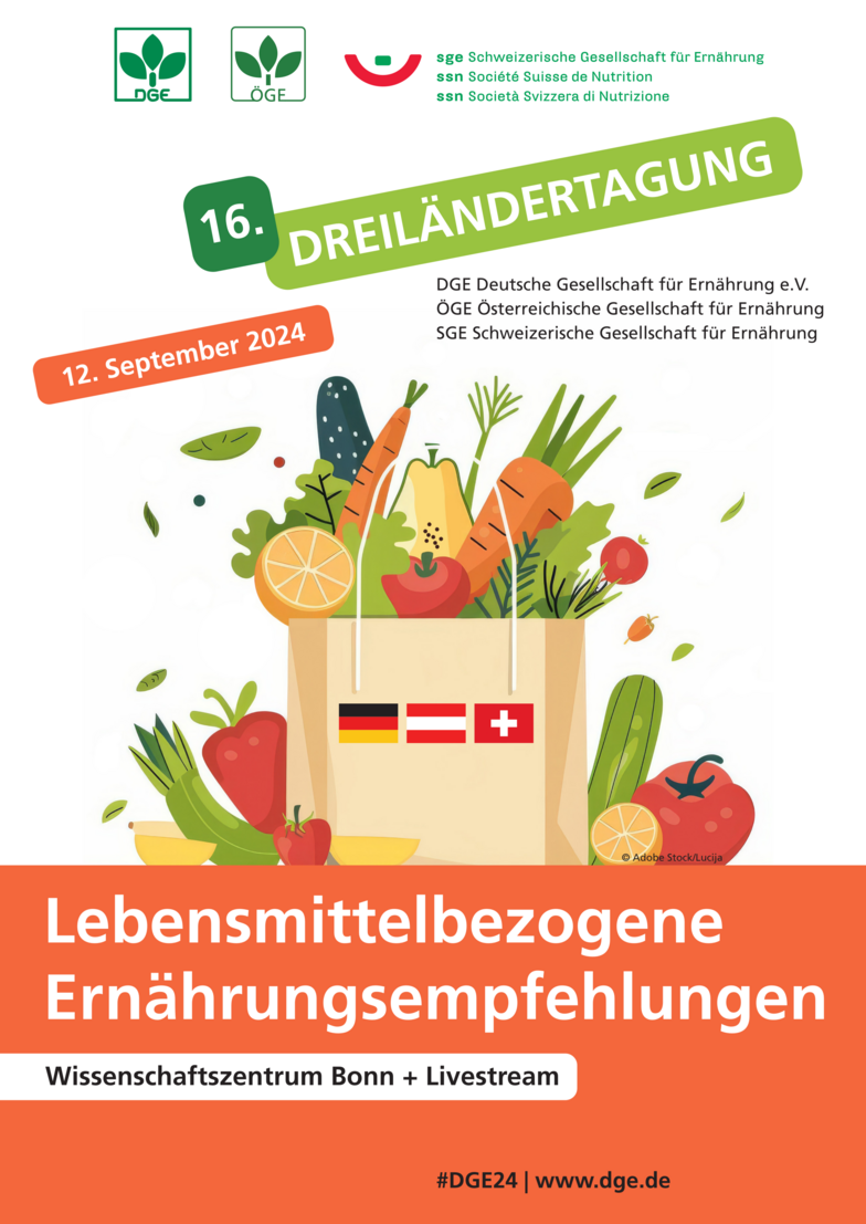 Veranstaltungen der Deutschen Gesellschaft für Ernährung DGE