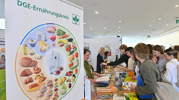 Der DGE-Ausstellerstand auf dem VDD Bundeskongress 2024