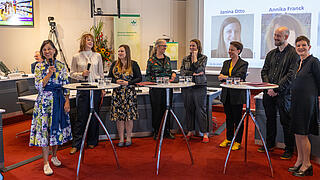 Interviewsituation mit den Preisträger*innen